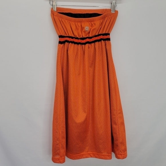 UNIVERSITY OF OKLAHOMA STATE UNIVERSITY LOGO SOLID STRAPLESS DRESS - Picture 11 of 15
